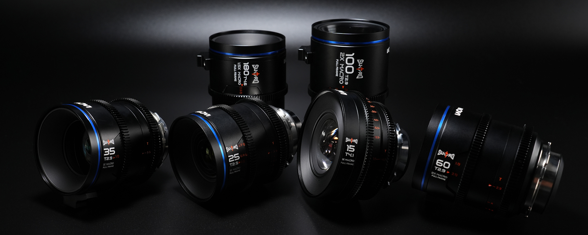 Zestaw Obiektywów Venus Optics Laowa Sword (25mm, 35mm, 60mm, 100mm) do Arri PL